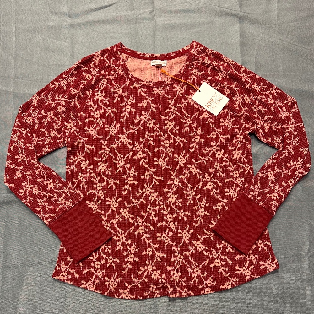 Knox Rose Women Burgundy XXL Top NWT